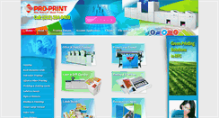 Desktop Screenshot of pro-print.com