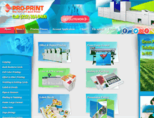 Tablet Screenshot of pro-print.com
